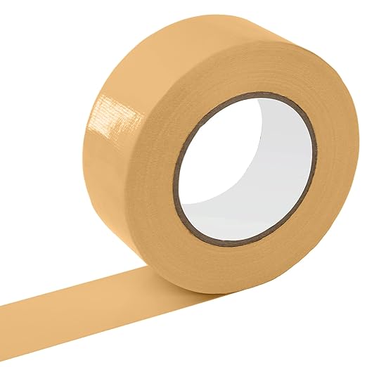 Reniteco Tan Duct Tape- 2 inches x 45 Yards, Waterproof & All-Weather, No Residue, UV Resistant, Heavy Duty for Car, Home & Outdoor Repairs, 1 Roll