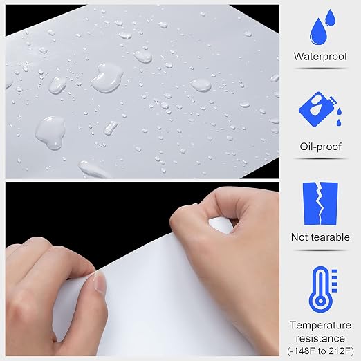 80Pcs Vinyl Siding Repair Kit, Self-Adhesive Waterproof Glossy PVC Vinyl Tape for Cover Any Cracks, Holes, or Blemishes Tools