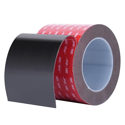 Double Sided Tape Heavy Duty, Waterproof Mounting Foam Tape, 16.5ft Length, 3.54in Width, High Temperature Resistant Adhesive Tape for Car, LED Strip Light, Office Decor, Uses VHB 5952 Raw Material