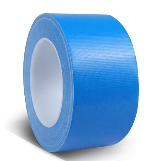 Blue Duct Tape Heavy Duty, 1.88 Inch x 35 Yard Waterproof Strong Adhesive Duct Tape for Indoor Outdoor Repairs Tear by Hand, 1 Roll