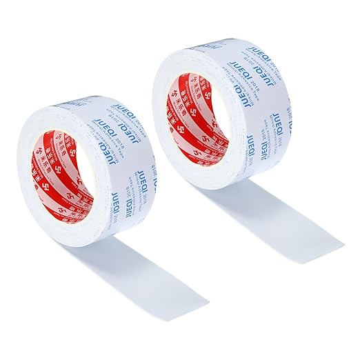 PATIKIL 2" W x 3/64" T x 16.4Ft EVA Single Sided Foam Tape, 2Pcs Multipurpose Sealing Strip Foam Waterproof Weather Stripping Foam Sealing Foam Strips with Adhesive for Door, White