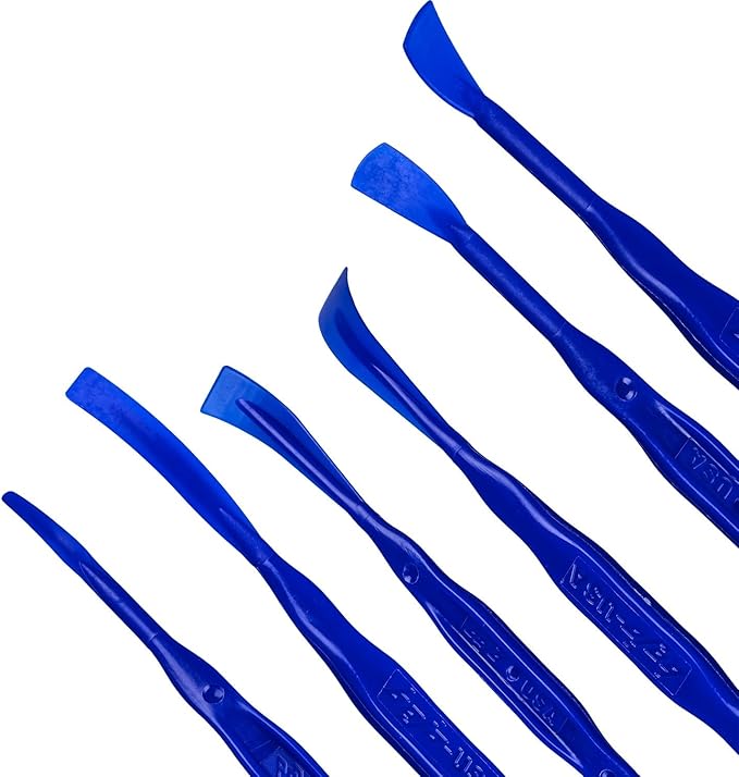 Bojo Tools - 3-Piece Plastic Sealant Smoothing Tool Kit in Pouch - Medium Duty 5-PACK
