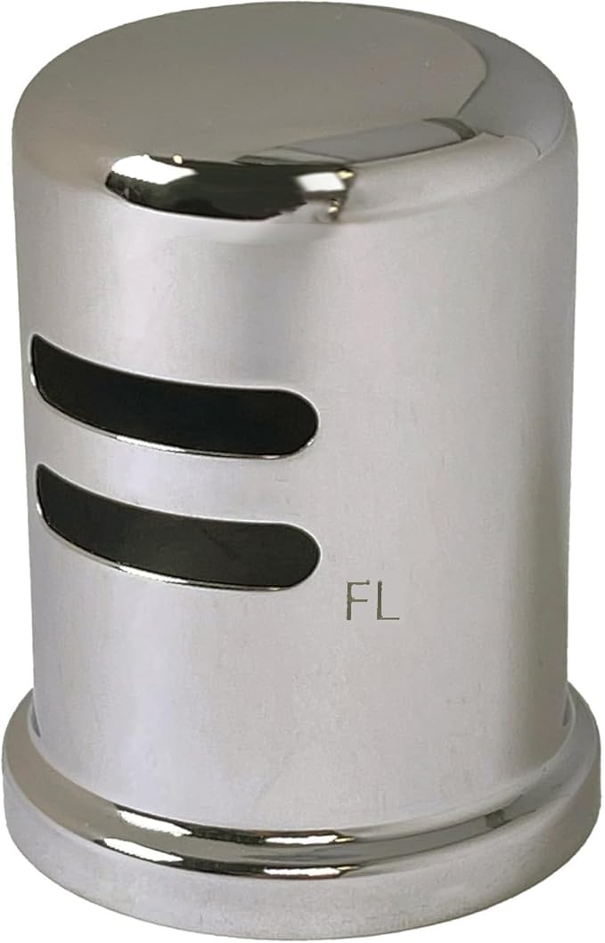 Westbrass Air Gap Kit with Skirted Brass Cap, Polished Nickel, D200-1-05