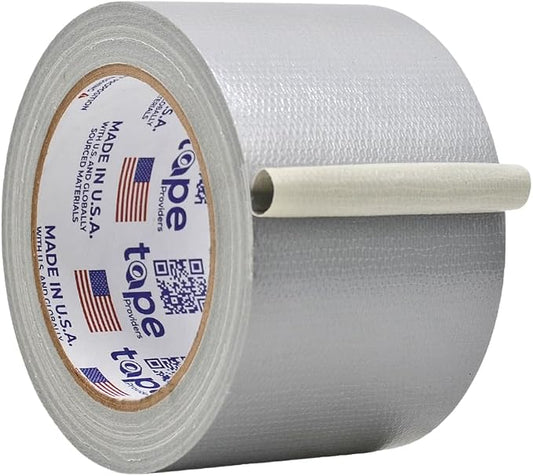 WOD DTC10 Advanced Strength Industrial Grade Silver (Gray) Duct Tape, 3 inch x 60 ft. Waterproof, UV Resistant For Crafts & Home Improvement