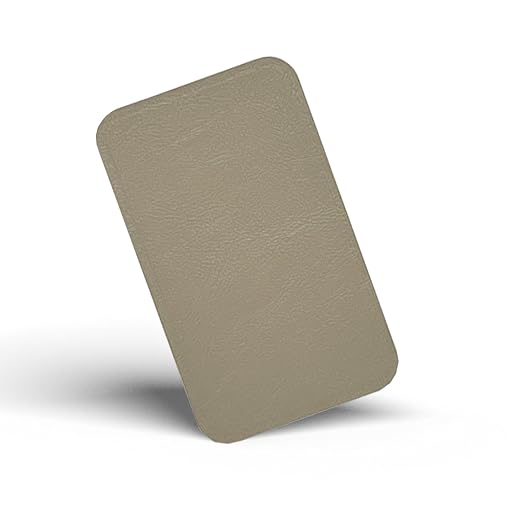 MastaPlasta Premium Leather Repair Patch - Beige 4" x 2.4" (10 x 6 cm). Your Instant Stick-On Upholstery-Quality Leather Repair Kit for Couches, Car Interiors, Bags & DIY