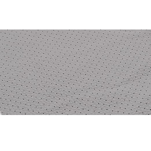 Leather Repair Patch Breathable Perforated Adhesive Self-Adhesive Repair Patch, Furniture Couch Car Seats Office Chairs Sofa Refurbished Patch 17.7x39.4 Grey 2