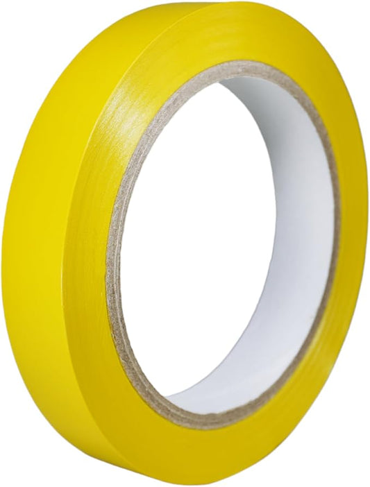 GGR Supplies T.R.U. CVT-536 Yellow Vinyl Pinstriping Dance Floor Tape: 3/4 in. Wide x 36 yds. Several Colors