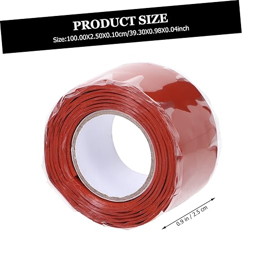 NUOBESTY Flexible Silicone Rubber Sealant Tape for Leaky Pipes Compression Resistant Repair Tape for Plumbing and Outdoor Use