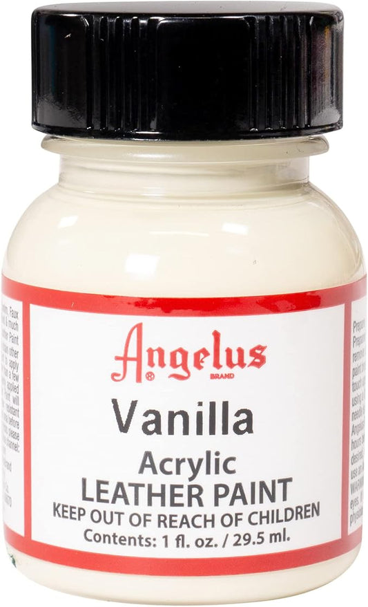 Angelus Acrylic Leather Paint, 1 Fl Oz (Pack of 1), Vanilla