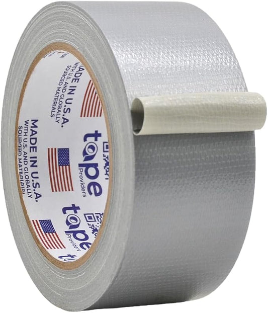 WOD DTC10 Advanced Strength Industrial Grade Silver (Gray) Duct Tape, 2 inch x 60 ft. Waterproof, UV Resistant For Crafts & Home Improvement