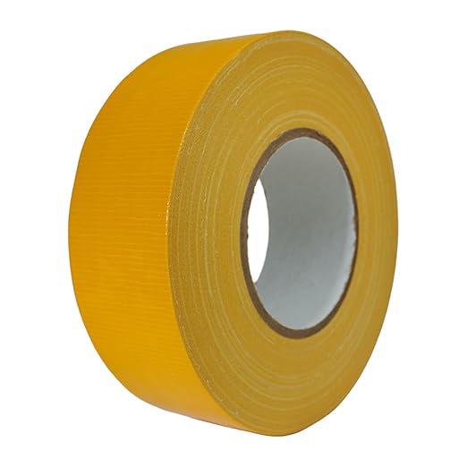GGR Supplies T.R.U. CDT-36 Industrial Grade Duct Tape. Waterproof and UV Resistant. Multiple Colors Available. 60 Yards. (Schoolbus Yellow (Ochre), 2 in.)