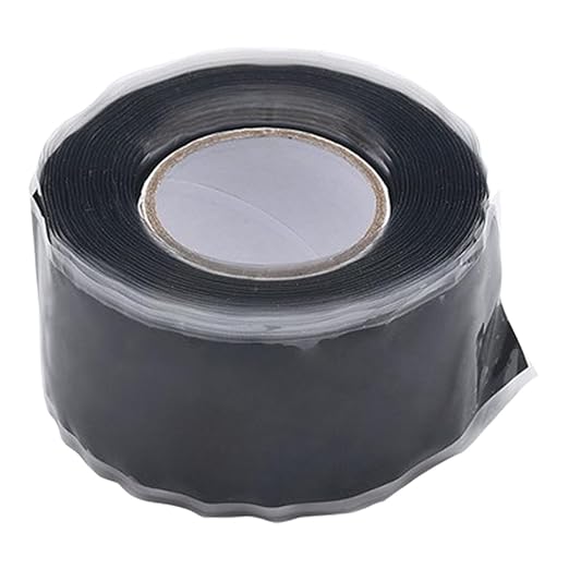 Silicone Tape for Pipe Leaks | Self-Adhesive Waterproof Tape | Insulating Silicone Grip Tape, 1 Inch x 5 Ft Rubber Tape for Pipe, Hose Repair Tape, Stop Leak Tape for Cars Pipes Ship Hoses