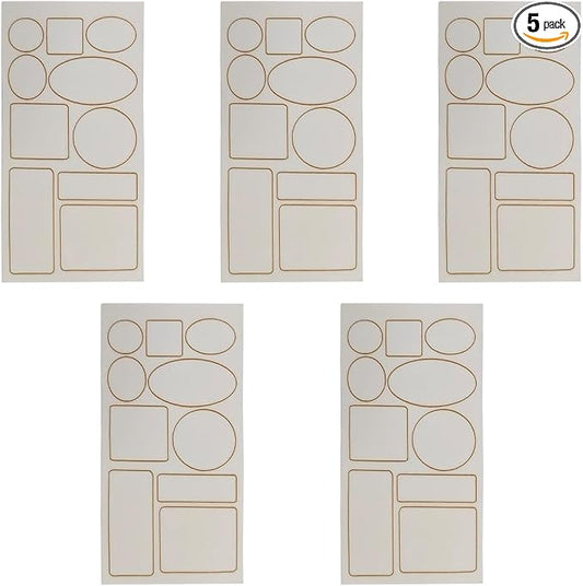 5PCS Car Seat Leather Repair Patch Tape, 8×4 Inch Water-Resistant Self-Adhesive Repair Patches Kit, Automotive Upholstery Fix Accessories for Furniture Couches Chairs (White)