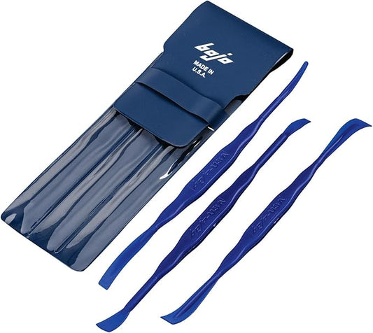 Bojo Tools - 3-Piece Plastic Sealant Smoothing Tool Kit in Pouch - Medium Duty 5-PACK