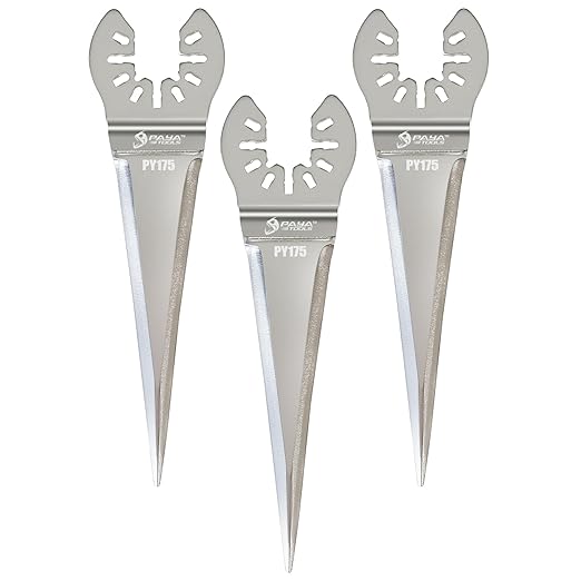 Pneumatic Air Windshield Knife Air Windshield Remover Sealant Cutter Blade for Auto Glass Glue Window Seal Cutter Car Windshield Windscreen Removal Tool (3-Pack)