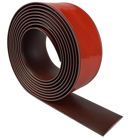 Floor Transition Strip 2" Self Adhesive Flat Vinyl Flooring Transitions Strip with Strong Backing (5cm, 20FT, Red Oak)