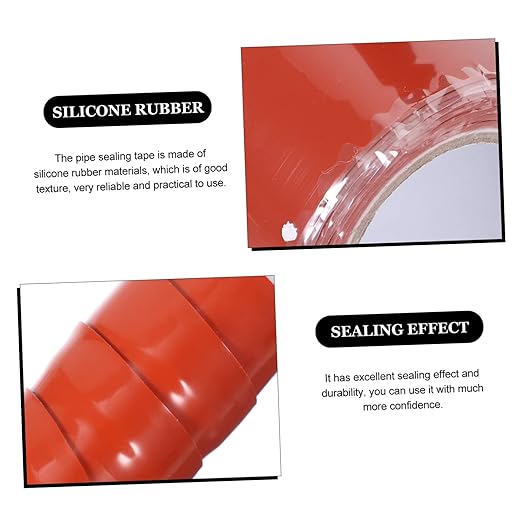 NUOBESTY Sealing Tape Flexible Rubberized Repair Tape for Plumbing Material for Leak Repairs Pipes and Buckets Weather Resistant