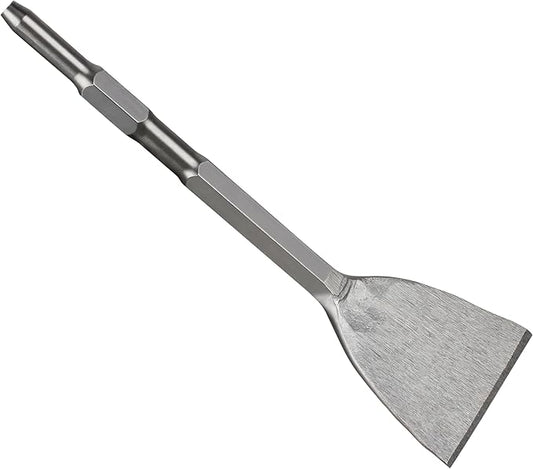 3-Inch Plus Tile Removal Chisel, 1 Pcs Wide Cranked Angled Bent Chisel - Heavy Duty Demolition Tool for Tile, Flooring & Masonry Removal 1 Pcs