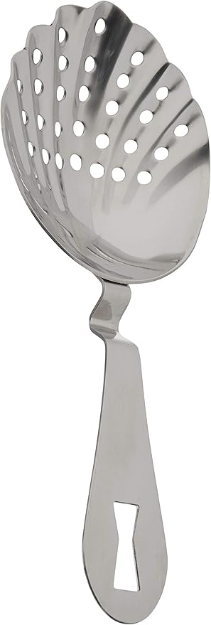 Barfly Scalloped Julep Strainer, Stainless Steel