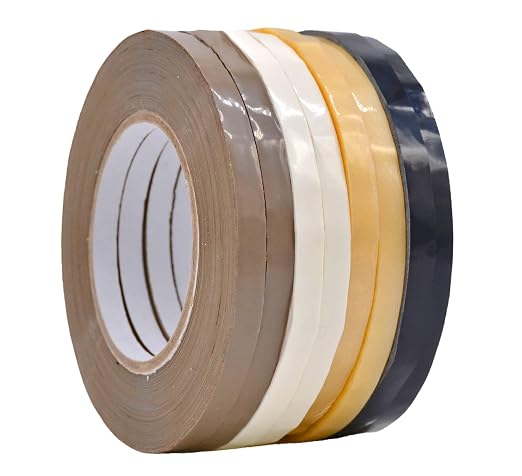 WOD Produce Poly Bag Sealing Tape, Basic Collection - 3/8 inch x 180 yds. (Pack of 8) for Packaging and Sealing of Meat, Gifts, or Ice Bags BSTC24PVC