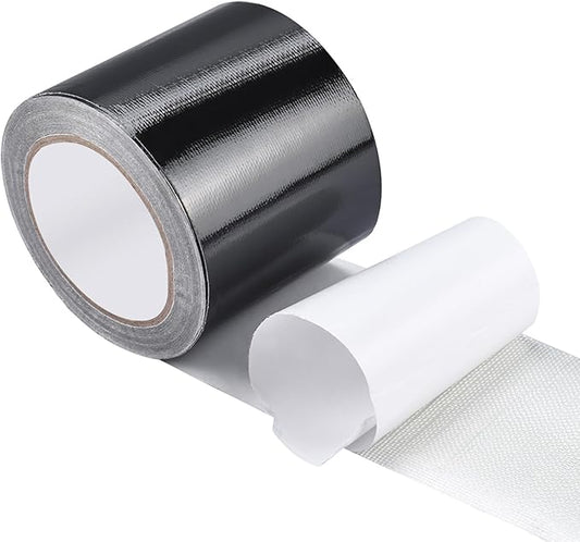 RealPlus RV Underbelly Tape 4" x 50' RV Underbelly Material Belly Tape with Permanent Sealing Adhesive for Camper Travel Trailer Mobile Home (Extra-Sticky)