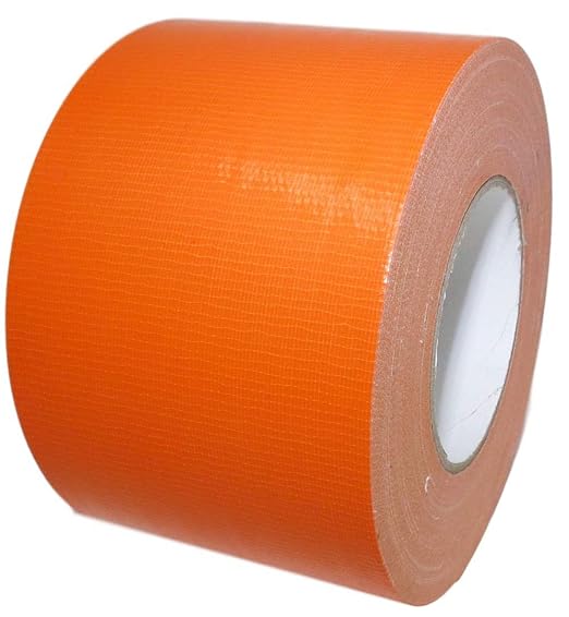 GGR Supplies T.R.U. CDT-36 Industrial Grade Duct Tape. Waterproof and UV Resistant. Multiple Colors Available. 60 Yards. (Racing Orange, 4 in.)