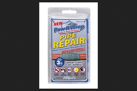 Fiberglass Repair Kit, 3 x 132 In, Gray