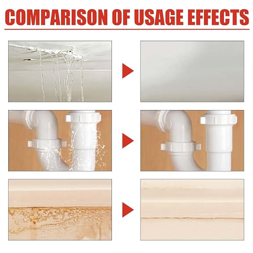 Transparent Waterproof Coating,Invisible Waterproof Indoor and Outdoor Clear Sealant for Roofs, Walls, Shower,Garden, Basement,Leak Prevention and Repair Agent (1)