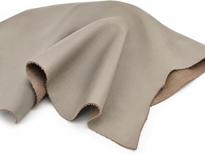 REED Leather HIDES - Cow Skins (40 Square Foot, Taupe) | Arts and Crafts