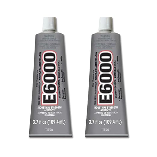 Eclectic Products 220011 2 Pack 3.7 oz. E-6000 High Viscosity Multi-Purpose Adhesive, Clear Product Name