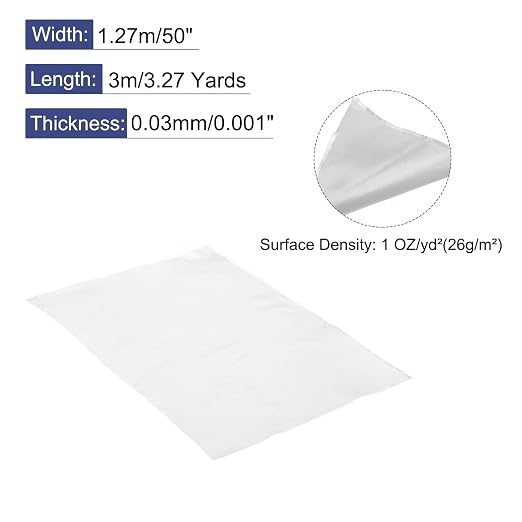MECCANIXITY Fiberglass Cloth 1 OZ/26g 300cm(3.27 Yards) x1.27m x 0.03mm E Glass Plain Weave Glass Fiber 41.01 Sq Feet, Woven Fabric for Boat RC Plane Auto Surfboard Tub Pool Repair