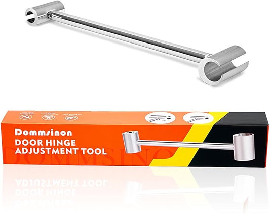 Door Hinge Adjustment Tool, 14-19mm Double-Ended Hinges Gap Adjusting Wrench, Heavy Duty Door Hinge Repair Tool for Residential，Fire, Security, Cleanroom Doors