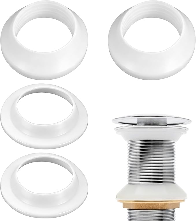 Drainage Seal, 2 Sets Universal Basin Drain Gasket Replacement, Silicone Seals Drainage Ring Thickened Sealing Ring for Bathroom Sink Drain Stopper for Kitchen Bath Tub Bathtub Toilet