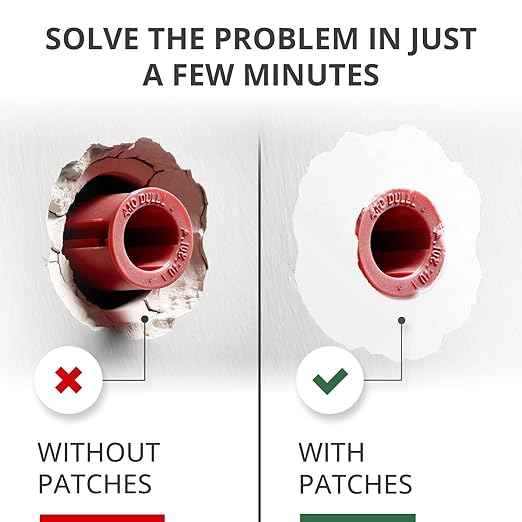 X-Protector Patches for Anchors - 20 PCS Big Size - Loose Wall Anchor Fix Pad - Dry Wall Anchor Repair Pads - Plaster Wall Anchors - Wall Anchors Repair Patches to Keep Them in Place!