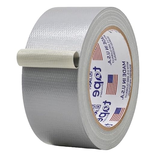 MAT Duct Tape Silver (Gray) Industrial Grade, 2 inch x 60 ft. Waterproof, UV Resistant for Crafts, Home Improvement, Repairs, & Projects