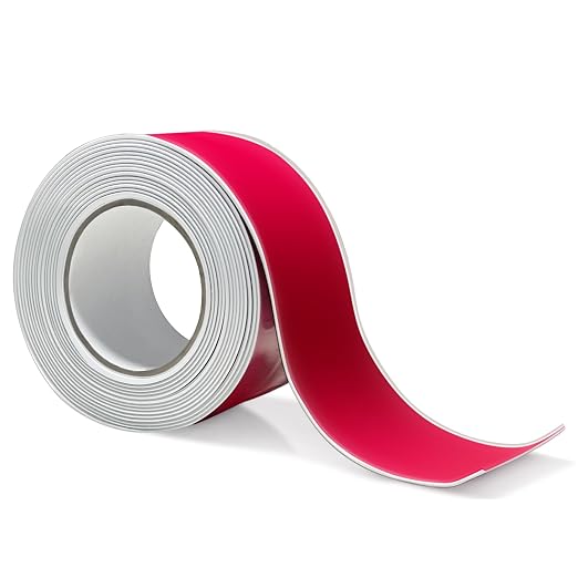 Waterproof Caulk Tape, Self-Adhesive for Toilet, Tub, Kitchen, Corners,Bathroom Surfaces, Easy Application (1 Roll-RIF, 1)