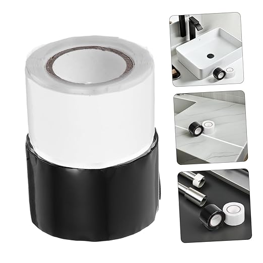 ERINGOGO 2Rolls Self Sealing Silicone Hose Leak Repair Tape Heavy Duty for Plumbing Emergency Pipe Fixes Compatibility Portable Reliable