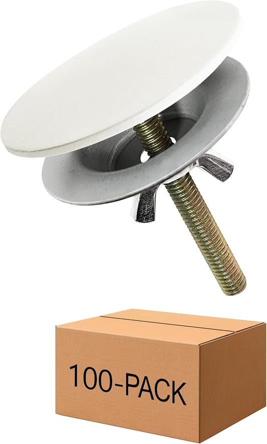 Westbrass D202-51 2" Kitchen Sink Hole Cover, Powder Coat Almond (100-Pack)