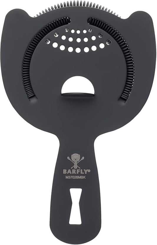 Barfly Heavy Duty Spring Bar Strainer, Matte Black