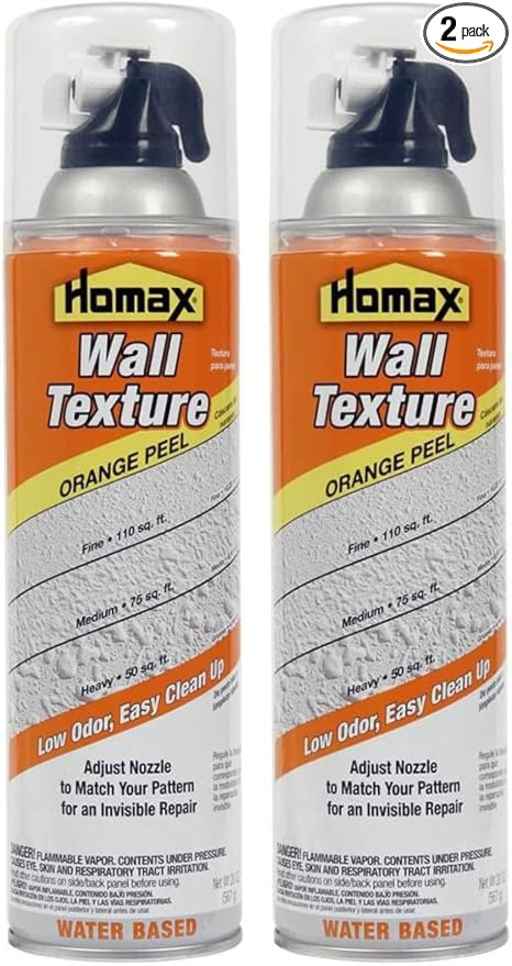 Homax 20 oz 4092 Wall Texture Interior Aerosol Orange Peel Water-Based Wall Texture (Pack of 2)