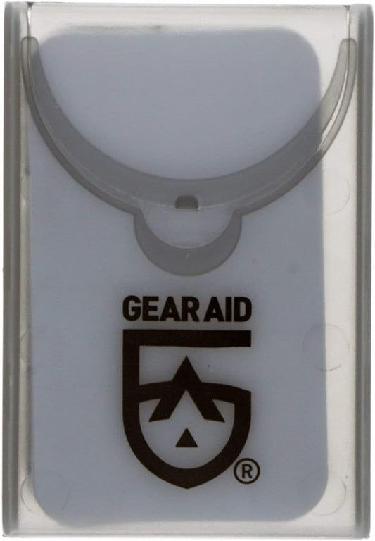 GEAR AID Tenacious Tape Mini Patches with Peel-and-Stick Adhesive to Fix Holes and Tears in Winter Gear, Down Puffer Jackets, Sleeping Bags, Tents, and Rain Gear, Clear, 1 Pack