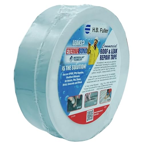 EternaBond RoofSeal Gray 2" x50' MicroSealant UV Stable RV Roof Seal Repair Tape | 35 mil Total Thickness - EB-RG020-50R - One-Step Durable, Waterproof and Airtight Sealant