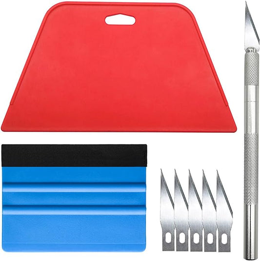 tiptopcarbon Wallpaper Kit Wallpaper Smoothing Tool Wallpaper Tools for Peel and Stick on Contact Paper Hanging Vinyl Backsplash Window Film