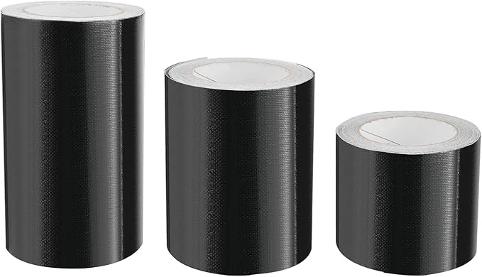 RealPlus 4" x 50' RV Underbelly Tape Waterproof Belly Tape with Permanent Sealing Adhesive for Camper Travel Trailer Mobile Home, Tear Repair Patch