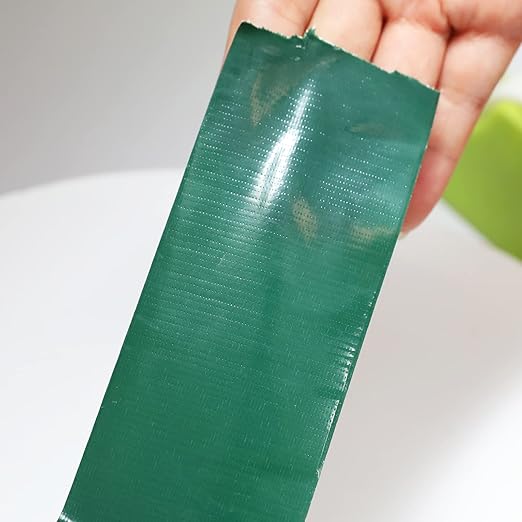 QILIMA Dark Green Duct Tape, Waterproof Duct Cloth Fabric, Professional Grade Duct Tape for Photographers,Repairs, DIY, Crafts, Indoor Outdoor Use,2 Inch X 28 Yards, Green