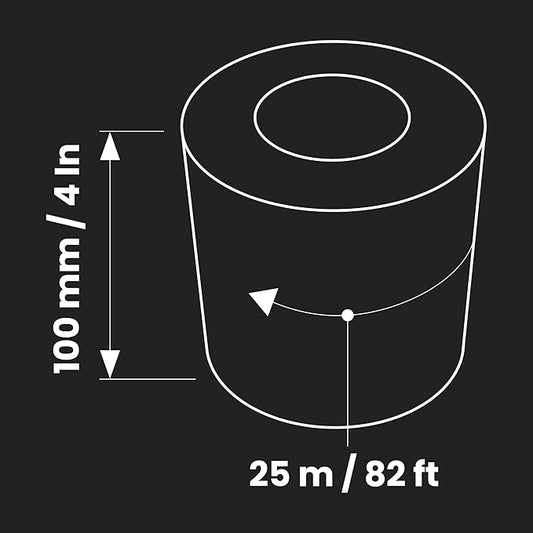 Repa Market Hidrotape - 4" X 82ft Anti-Fracture Membrane - for Hydroisolation - Fabric Tape - Reinforcing Tape for Shower/Bathroom/Tile/Drain - for Common Cement Or Polymer Waterproofing Membrane