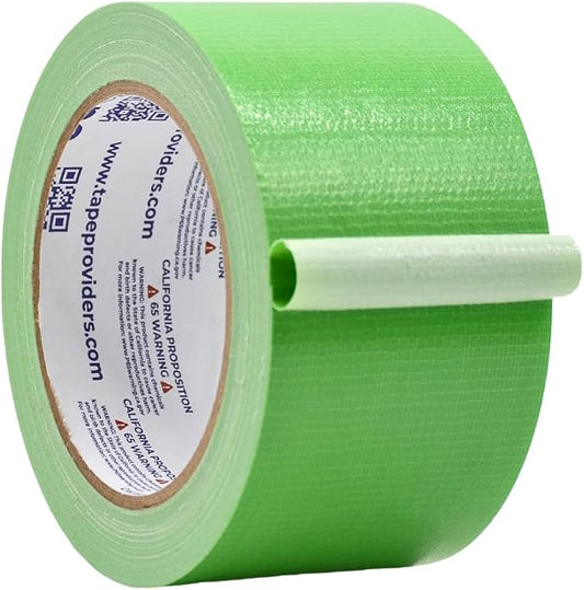 WOD DTC10 Advanced Strength Industrial Grade Light Green Duct Tape, 2.5 inch x 60 ft. Waterproof, UV Resistant For Crafts & Home Improvement