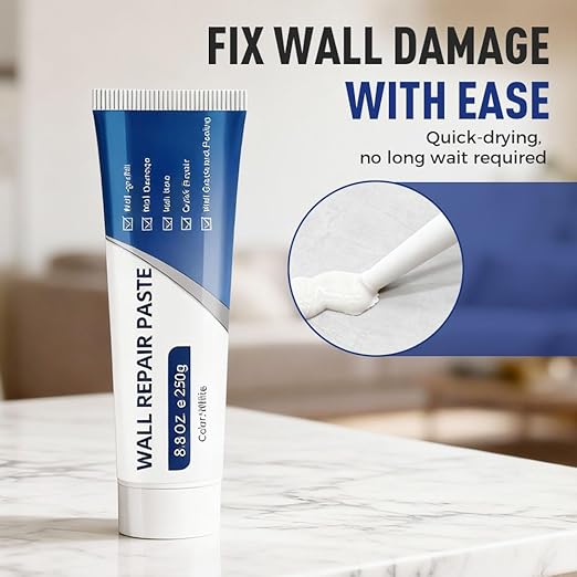 Efficient Drywall Repair Kit with Scraper, 2026 New Quick Drying Wall Mending Agent for Holes & Cracks, Wall Repair Paste for Home (2pcs)