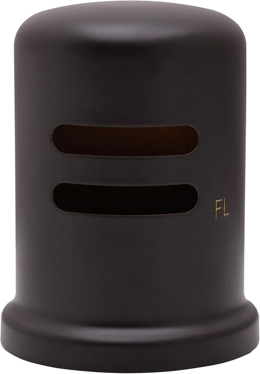 Westbrass A201-1-12 1-3/4" x 2-3/4" Solid Brass Air Gap Cap Only, Skirted, Oil Rubbed Bronze