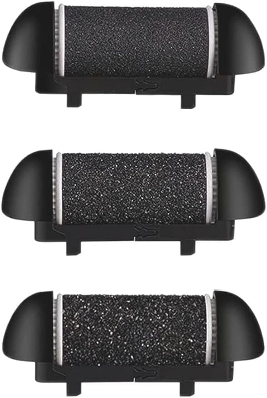 3 Different Replacement Roller Head for IWEEL/CIVYPRO/OTAZWA/ADAMPARK/ZIKILLYA/ELMCHEE/NICEBIRDIE Foot File Pedicure Tools for Feet Callus Shaver Pedicure kit for Cracked Heels and Dead Skin
